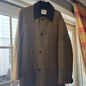 Men's Wool Plaid Brooks Brothers Barn Jacket